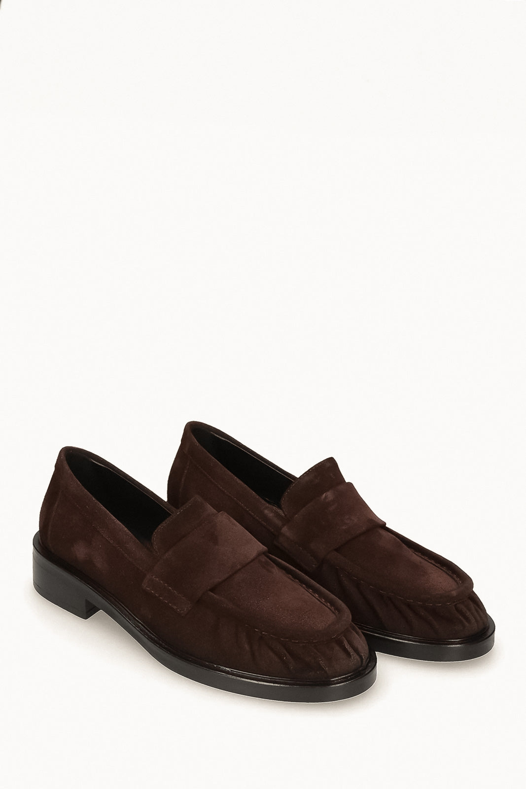 Crystal Loafer Romy | Rich Brown Suede