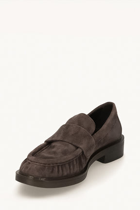 Crystal Loafer Romy | Ash Grey Suede