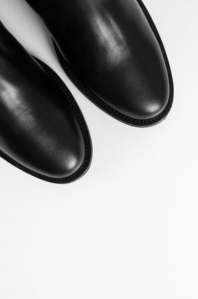 High Boot Vesna 5cm Wedge | Noble Black Calf Leather
