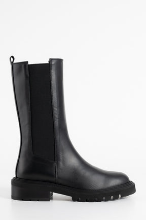 Stretch Boot Malibu | Noble Black Calf Leather