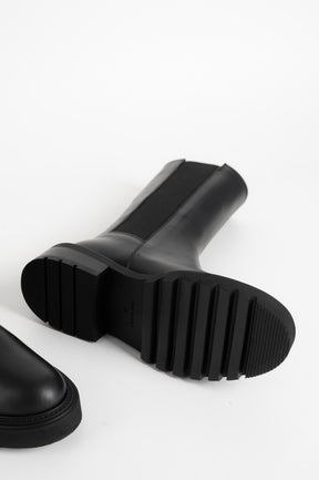 Stretch Boot Malibu | Noble Black Calf Leather