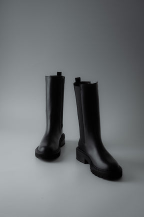 Stretch Boot Malibu | Noble Black Calf Leather