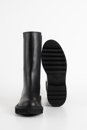 Stretch Boot Malibu | Noble Black Calf Leather