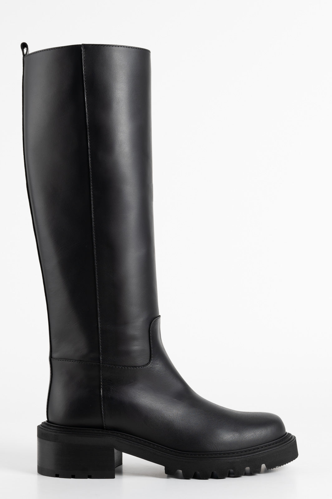 High Boot Alba | Noble Black Calf Leather
