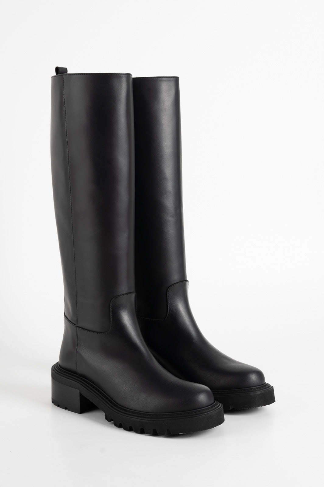 High Boot Malibu | Noble Black Calf Leather