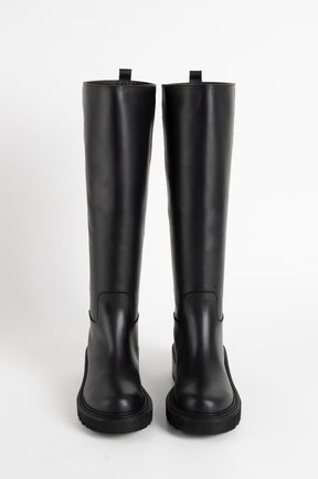 High Boot Malibu | Noble Black Calf Leather