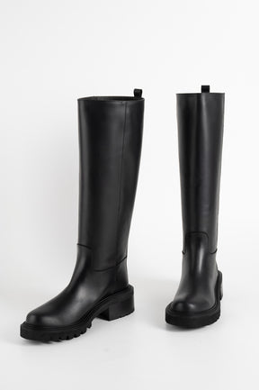 High Boot Malibu | Noble Black Calf Leather