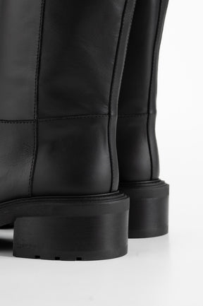 High Boot Malibu | Noble Black Calf Leather