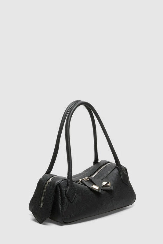Handbag Anna | Elegant Black Calf Leather