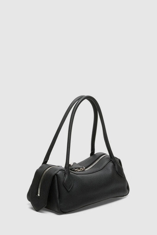 Handbag Anna | Elegant Black Calf Leather