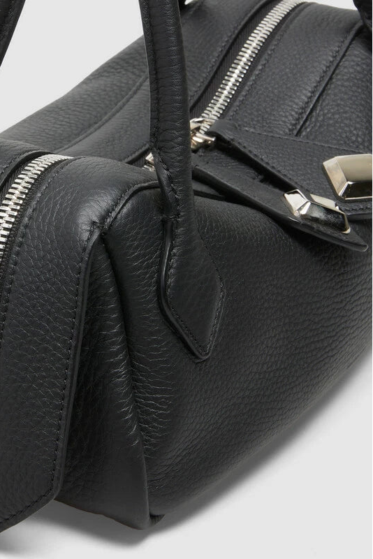 Handbag Anna | Elegant Black Calf Leather
