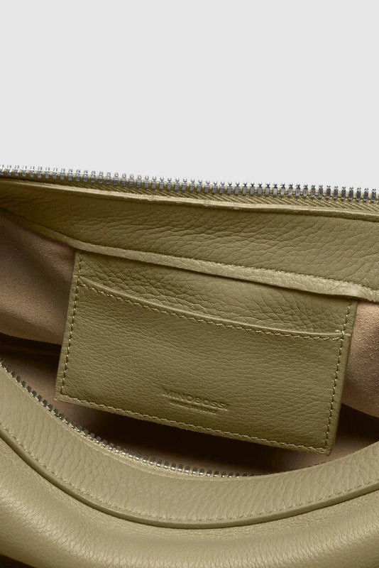 Bag Anna | Mauve Green Calf Leather