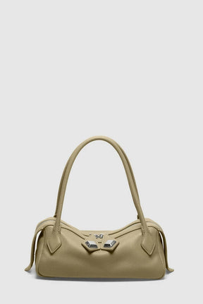 Bag Anna | Mauve Green Calf Leather