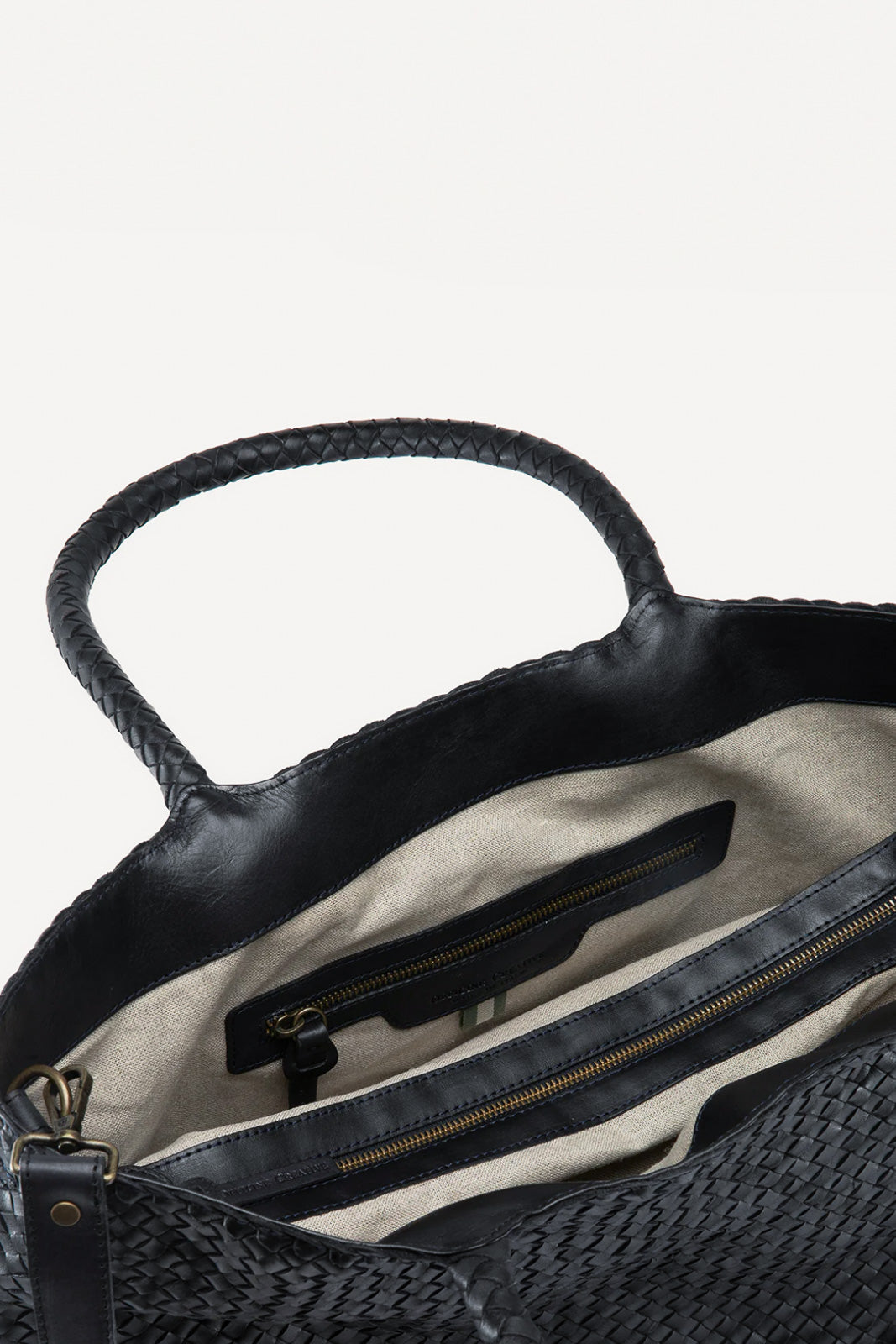 Tote Bag Class | Woven Navy Seal Leather