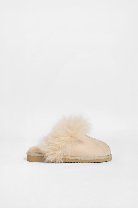 Slipper Evelina | Beige Shearling