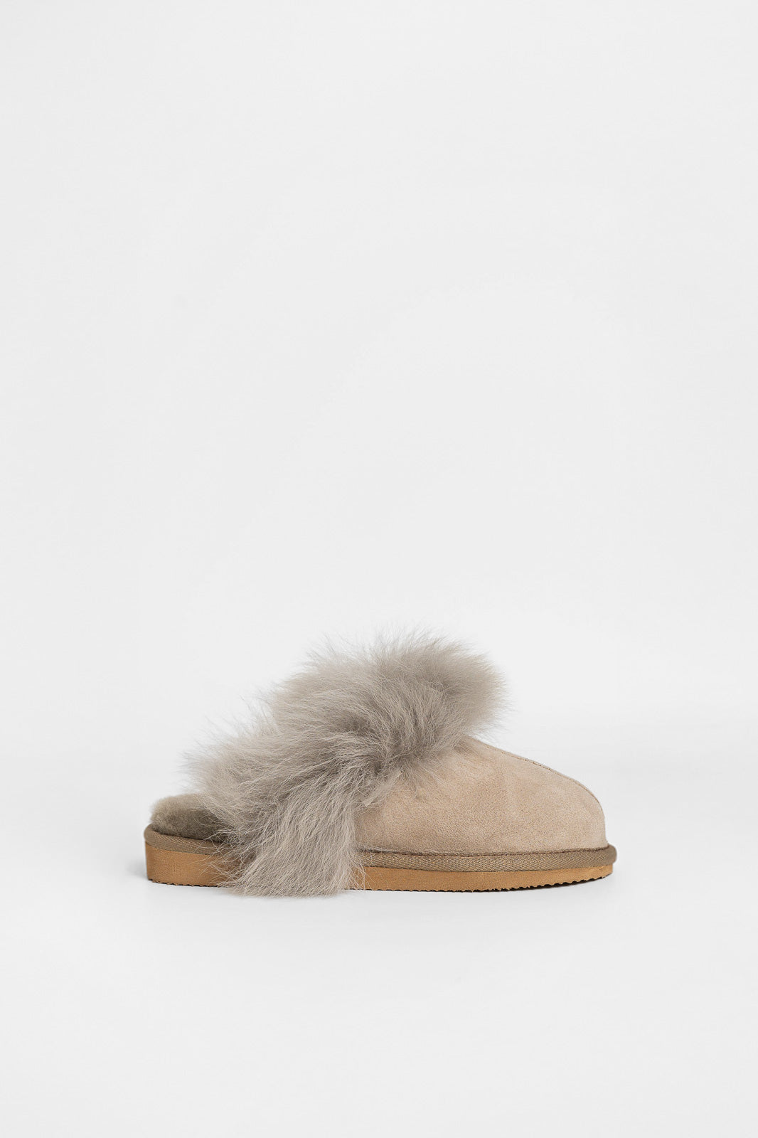 Slipper Evelina | Grey Shearling