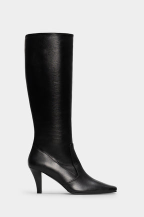 High Boot Tripon | Black Calf Leather