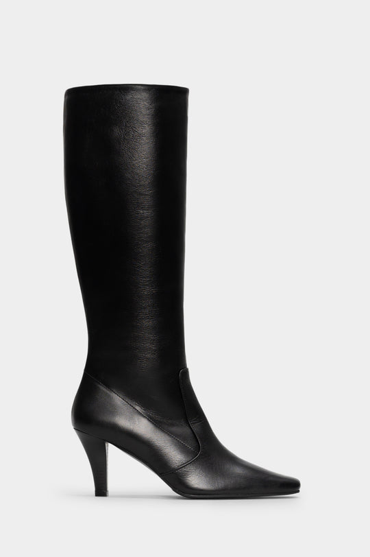 High Boot Tripon | Black Calf Leather