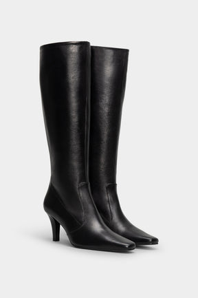 High Boot Tripon | Black Calf Leather