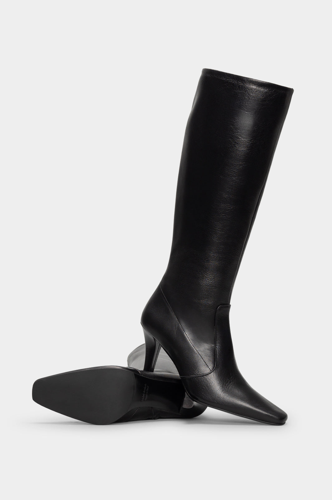 High Boot Tripon | Black Calf Leather