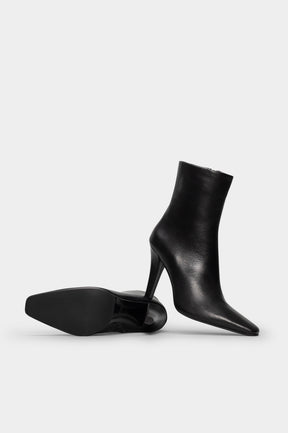 Heeled Ankle Boot Tripon | Black Calf Leather