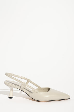 Slingback Pump Peony | Off-White