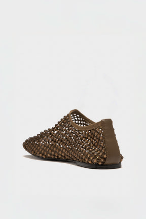 Crystal Flat Bijoux | Bronze Crystal-Embellished