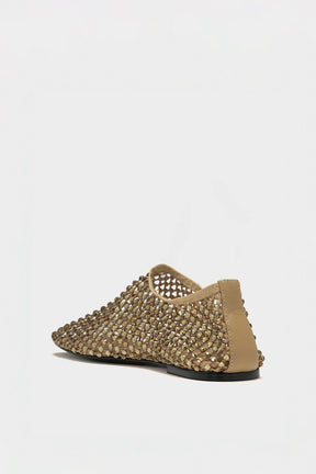 Crystal Flat Bijoux | Copper Crystal-Embellished