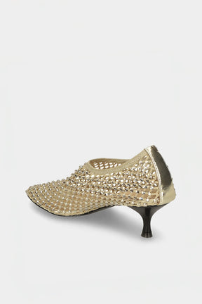 Crystal Pump Jewels | Champagne Gold Crystal-Embellished
