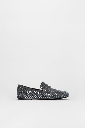Crystal Loafer Vanity | Ash Grey Suede