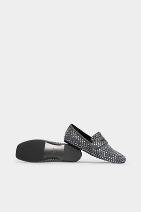 Crystal Loafer Vanity | Ash Grey Suede