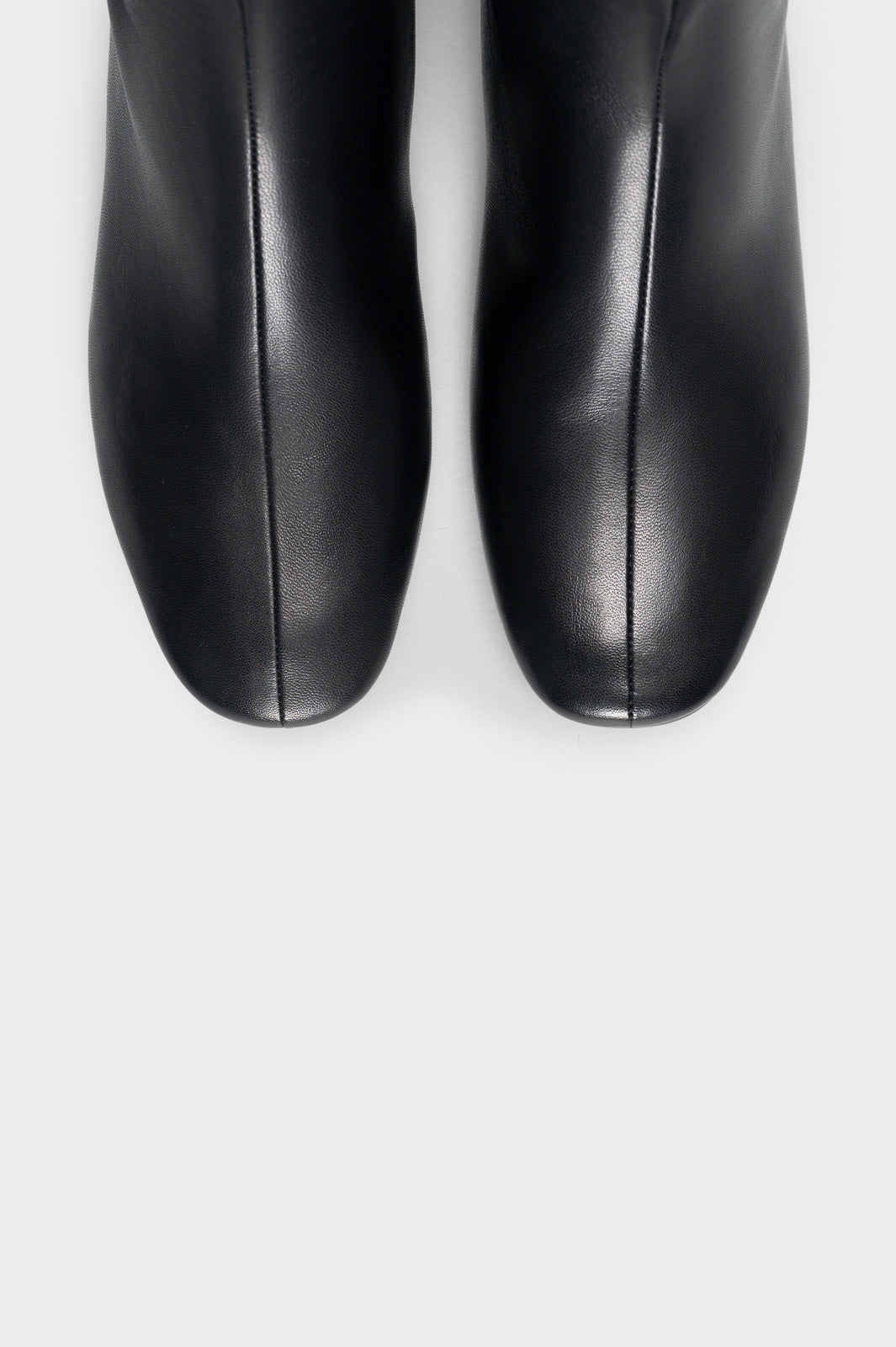 Flat Boot Ember | Deep Black Calf Leather