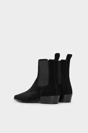 Chelsea Boot Gwen | Deep Black Suede