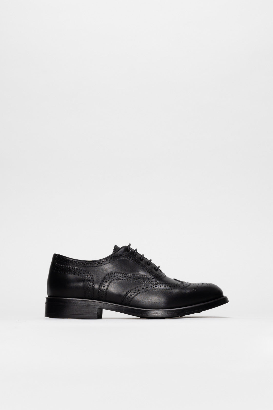 Women's Oxford Brogue Ginevra | Elegant Black Calf Leather