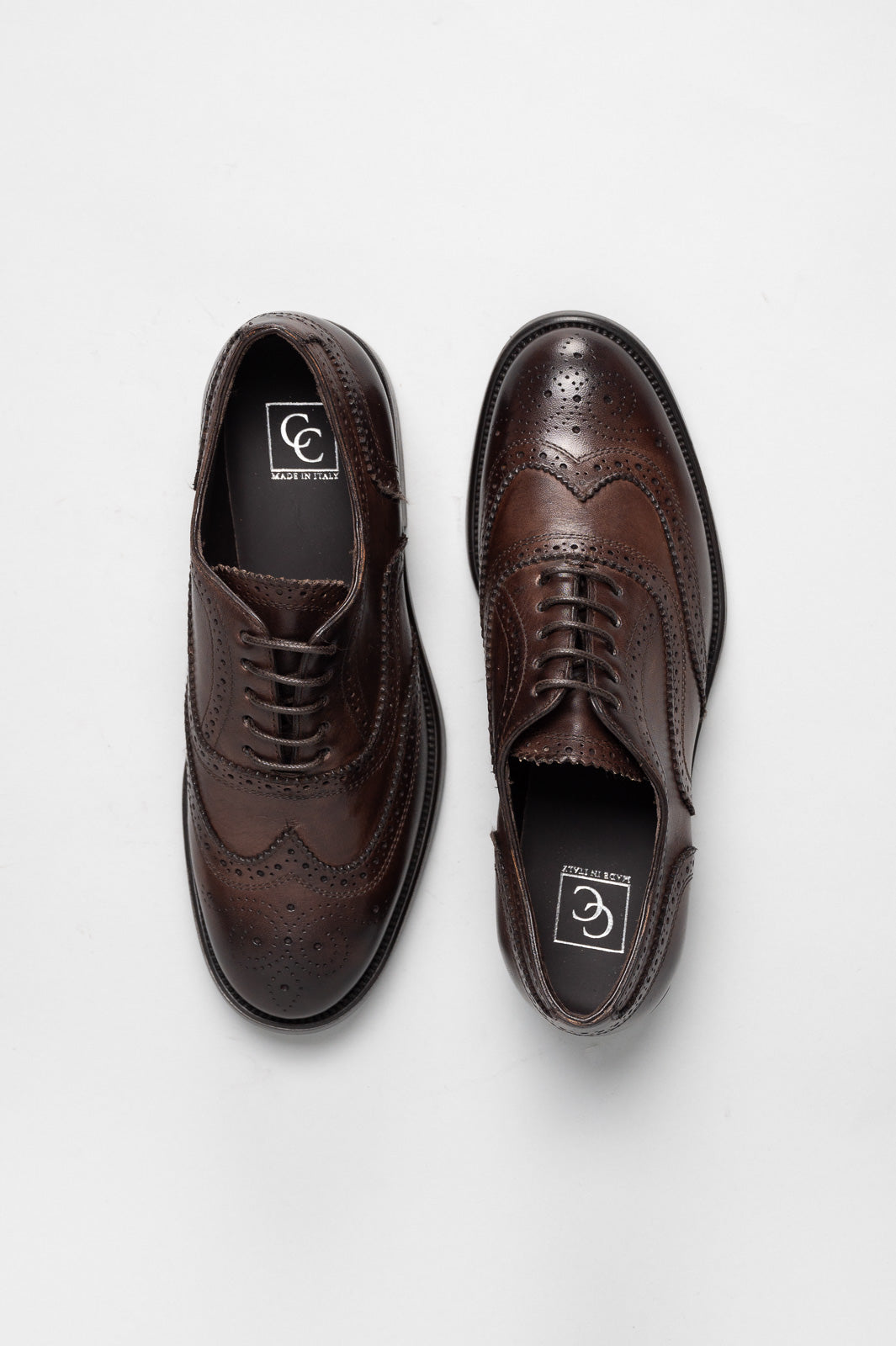 Women's Oxford Brogue Ginevra | Rustic Brown Calf Leather