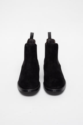 Chelsea Boot Serata | Deep Black Calf Suede