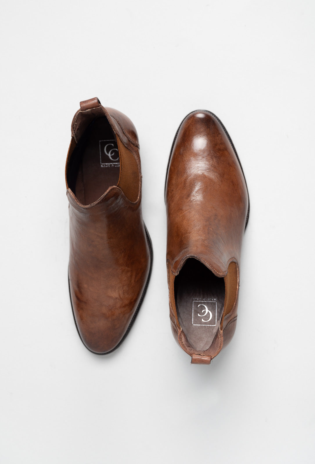 Heeled Boot Scarpina | Brandy Brown Buffalo Leather