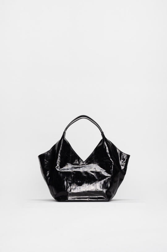 Handbag Elena | Black Patent Leather