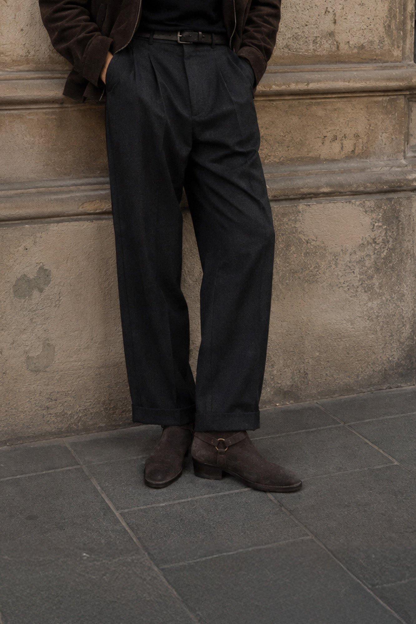 Men's Boot Corso Como | Mud Brown Calf Suede