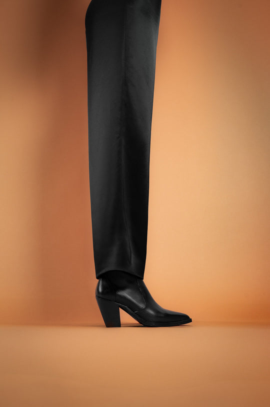 Ankle Boot Mirage | Black Tequila Leather