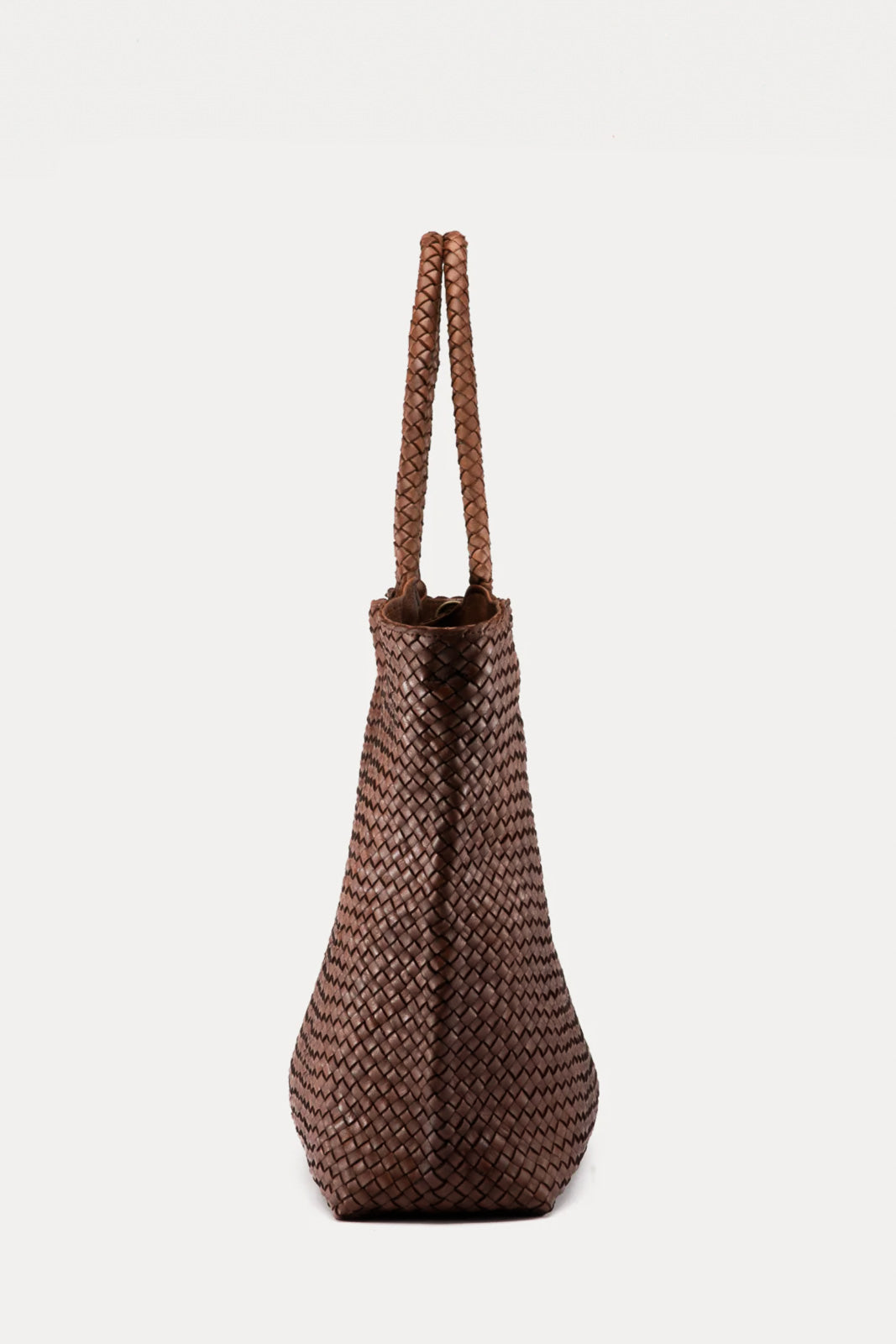 Tote Bag Class | Rusty Brown Woven Calf Leather