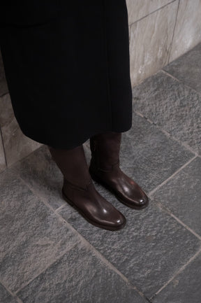 High Boot Giulia | Dark Brown Leather