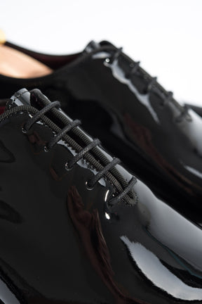 Wholecut Dixon 269 | Black Lacquered Leather