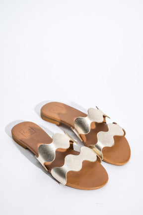 Sandal Wave 136 | Platinum Leather
