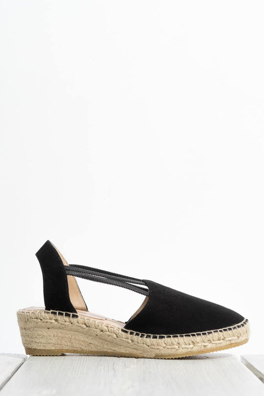 Espadrille Rovinj | Black Suede