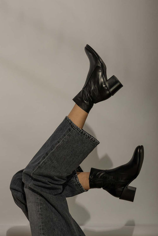 Signature Ankle Boot 5,5cm | Black Calf Leather