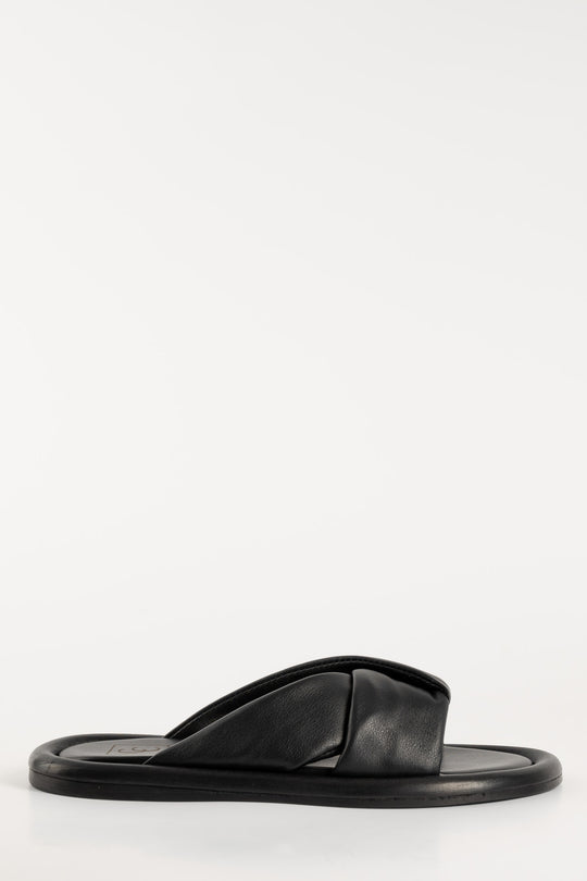 Sandal Terenzia | Black Nappa Leather