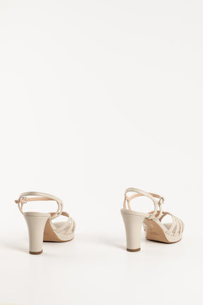 Sandal Bonnie 422 | Off-white Skinn