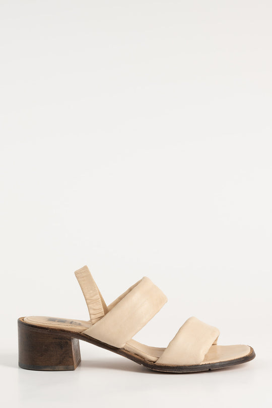 Padded Slingback Sandal | Off-White Nappa Leather