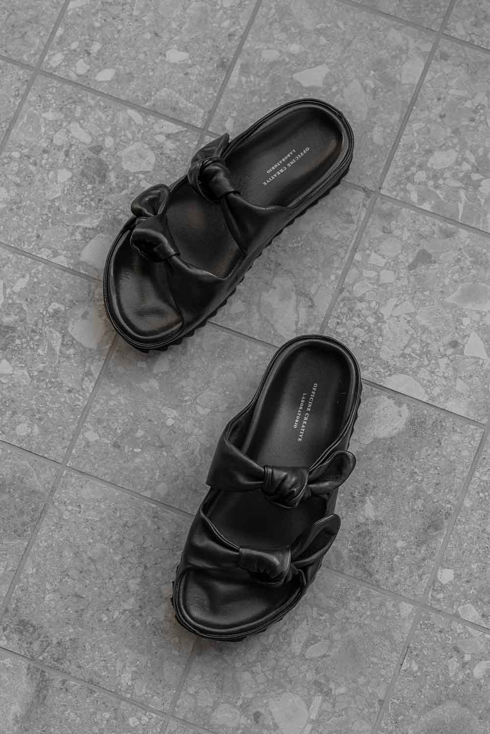 Sandal Pelagie 010 | Black leather